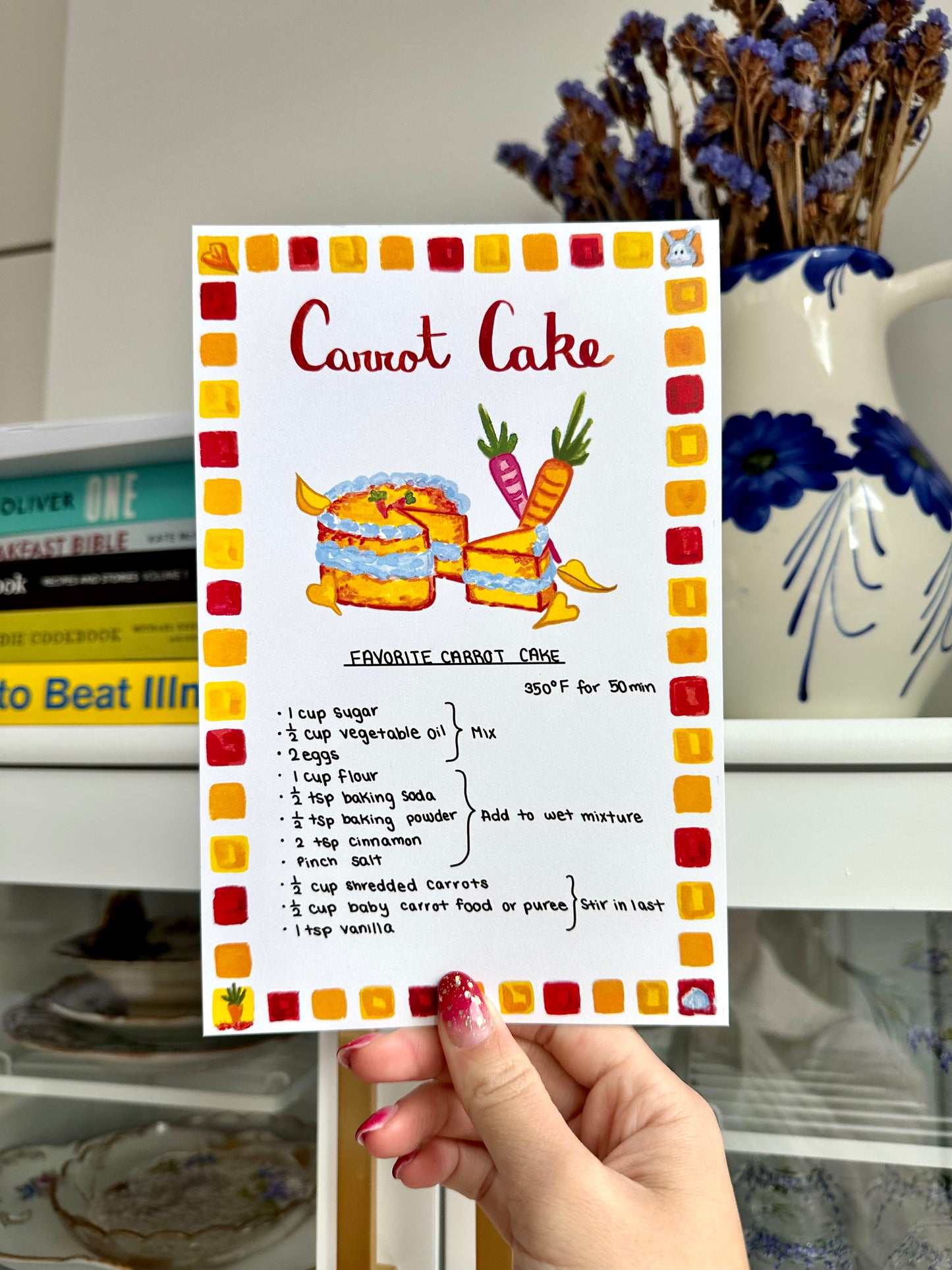 "Cakes & Bread" Recipe Card Set